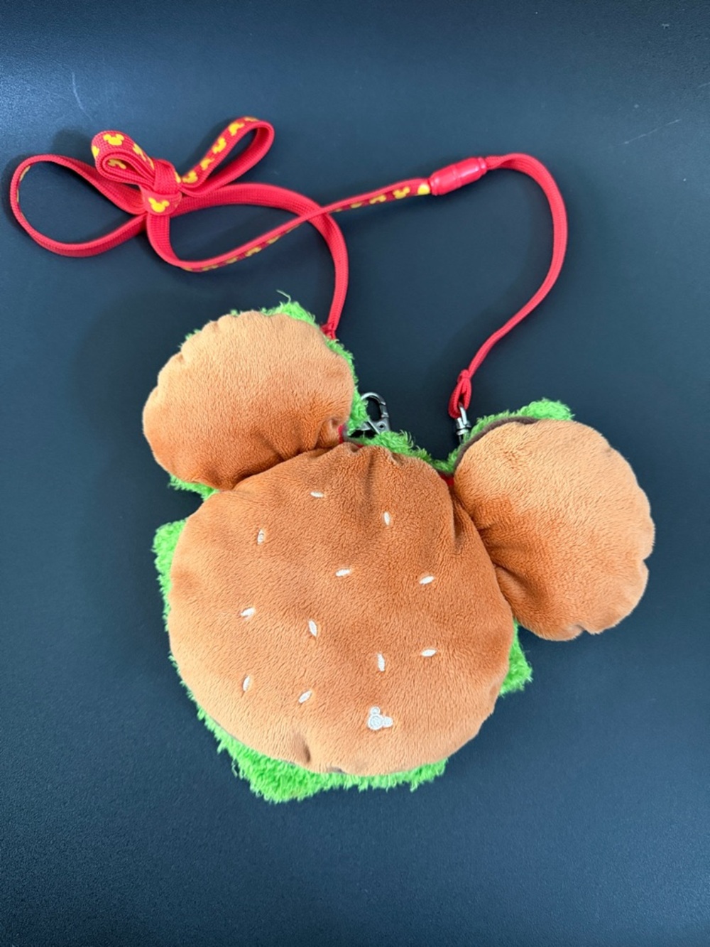 Tokyo Disney Mickey Hamburger Crossbody Bag